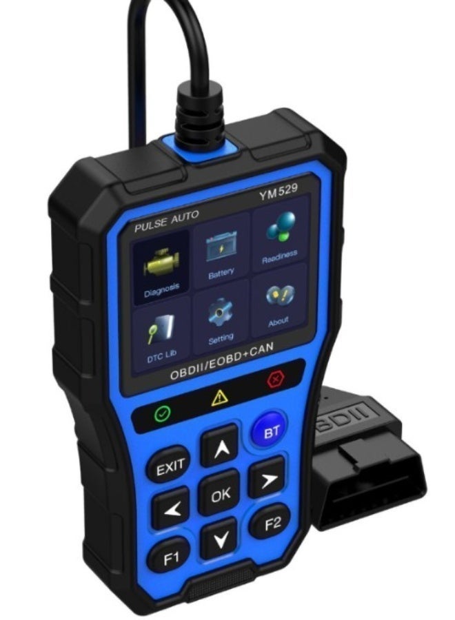 OBD2 Car Scanner- 2 in 1 Professional Car Diagnostic Tool With Battery Health Test, Cloud AI 2.8" IPS Display, 25 Languages, Advanced App extension | for All 1996+ Vehicles - Image 1